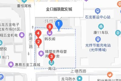 东莞金口服装批发城 东莞金口服装批发城详细地址及乘车线路