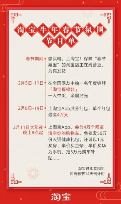 淘宝 2021淘宝春节有什么活动?春节氛围组玩法一览