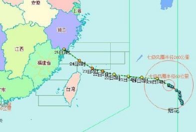 台风 2021年6号台风烟花几级
