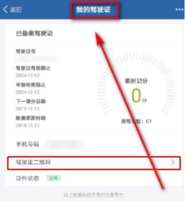 ����12123���Ӽ������Ĳ鿴