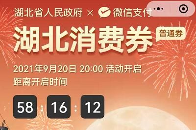 消费券 2021湖北消费券发放时间 几点开始抢券
