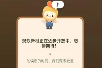 支付宝 支付宝蚂蚁新村怎么开通