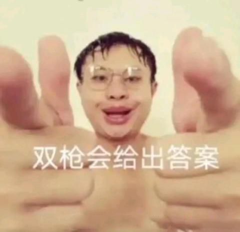 双枪会给出答案表情包大全 双枪会给出答案表情包大全