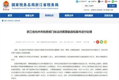 薇娅 薇娅偷逃税被追缴并处罚款13.41亿