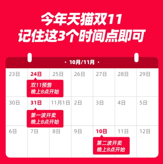 双十一 2022双十一第一波预售时间什么时候开始