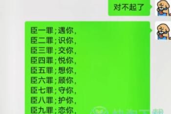 梗 臣犯了十宗罪是什么梗