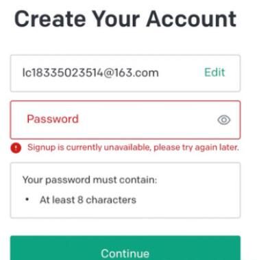 ChatGPT Signup is currently unavailable������ʾ�������