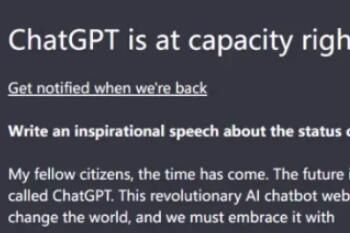 ChatGPT������ is at capacity right now������ʾ�������