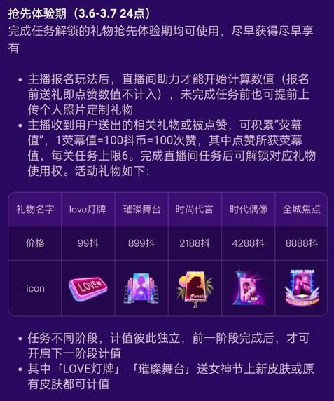 2023抖音直播女神节礼物怎么解锁 2023抖音直播女神节礼物怎么解锁
