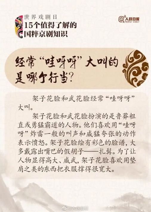 京剧 京剧的哇呀呀喂呀呀哇哈哈都啥意思